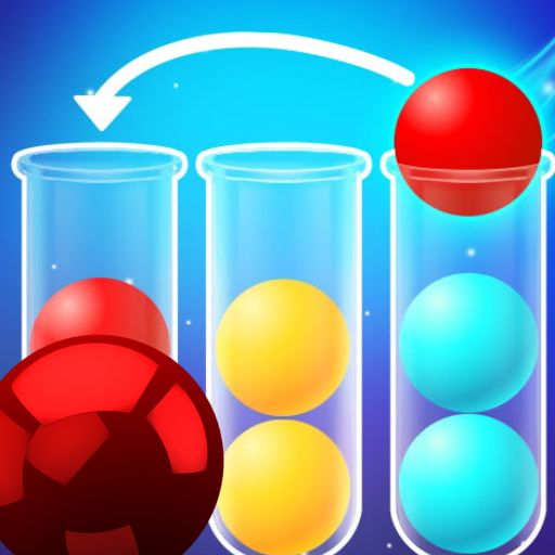 Jogo de quebra cabeça de cores de classificação de bola versão