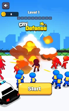 Town Defense : Police Station - Screenshot 1
