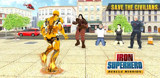 Iron Rope Hero: Superhero Game