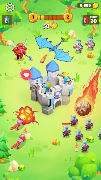 Stick Archer War: Tower Attack 0.2.5 APK + Мод (Unlimited money) за Android