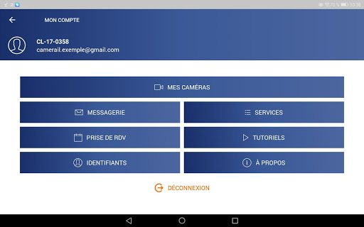 Android application Camerail+ screenshort