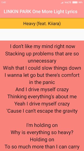 LINKIN PARK Lyrics  Album  ONE MORE LIGHT
