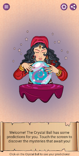 Android application Crystal Ball screenshort