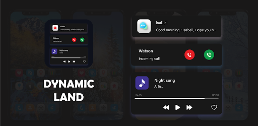 Android application Dynamic Island - iOS 16 notch screenshort