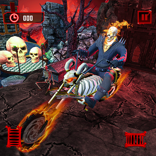 Real Ghost Bike Rider Games 3D logo