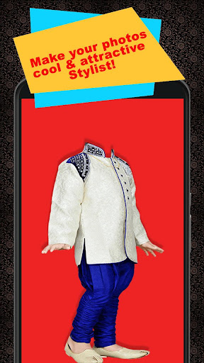 Android application Children Sherwani Photo Suit screenshort