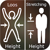 Height Stretching: lose weight icon