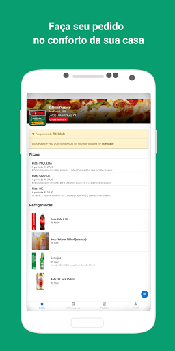 Android application Eskinas Pizzaria screenshort