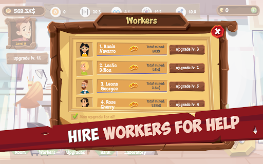 Bitcoin Mining Idle Tycoon Screen 2
