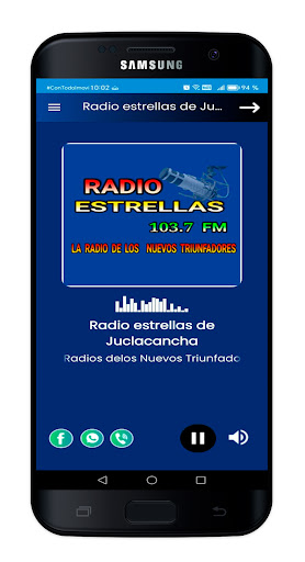 Android application Radio estrellas de Juclacancha screenshort