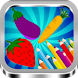 果物と野菜の塗り絵 - Androidアプリ