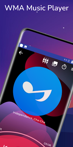 Android application WMA Music Player - Play WMA screenshort