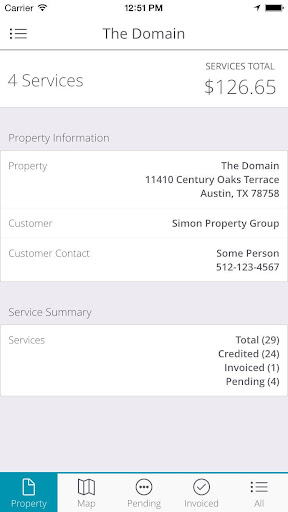 Tapigo Invoice Screen 2