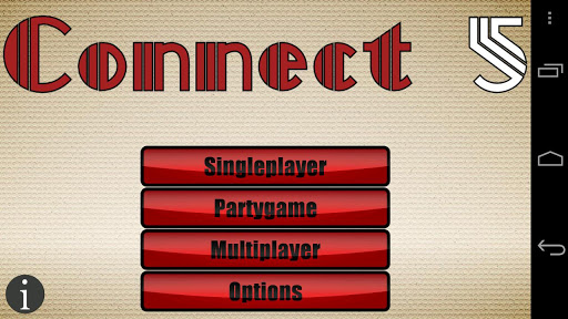 Android application Connect 5 screenshort