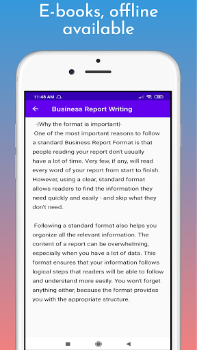 Business Report Writing Screen 3