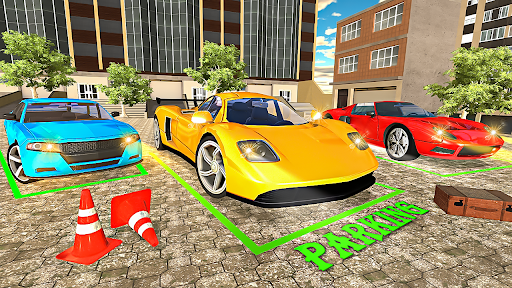 Modern Car Driving School 3D Screen 3