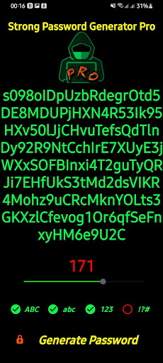 Strong Password Pro Screen 3