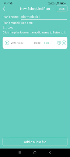 TimerPlayer Screen 2