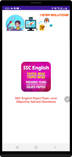 Android application SSC CGL English screenshort