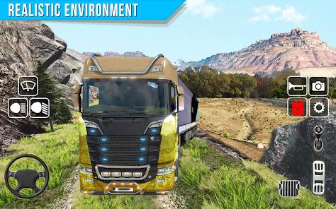 Offroad 4X4 Cargo Truck Driver  screenshots 2