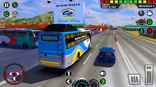 Imágen 4 Euro Coach Bus Driving 3D Game android