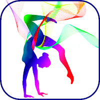 Rhythmic gymnastics dance and ballet exercises