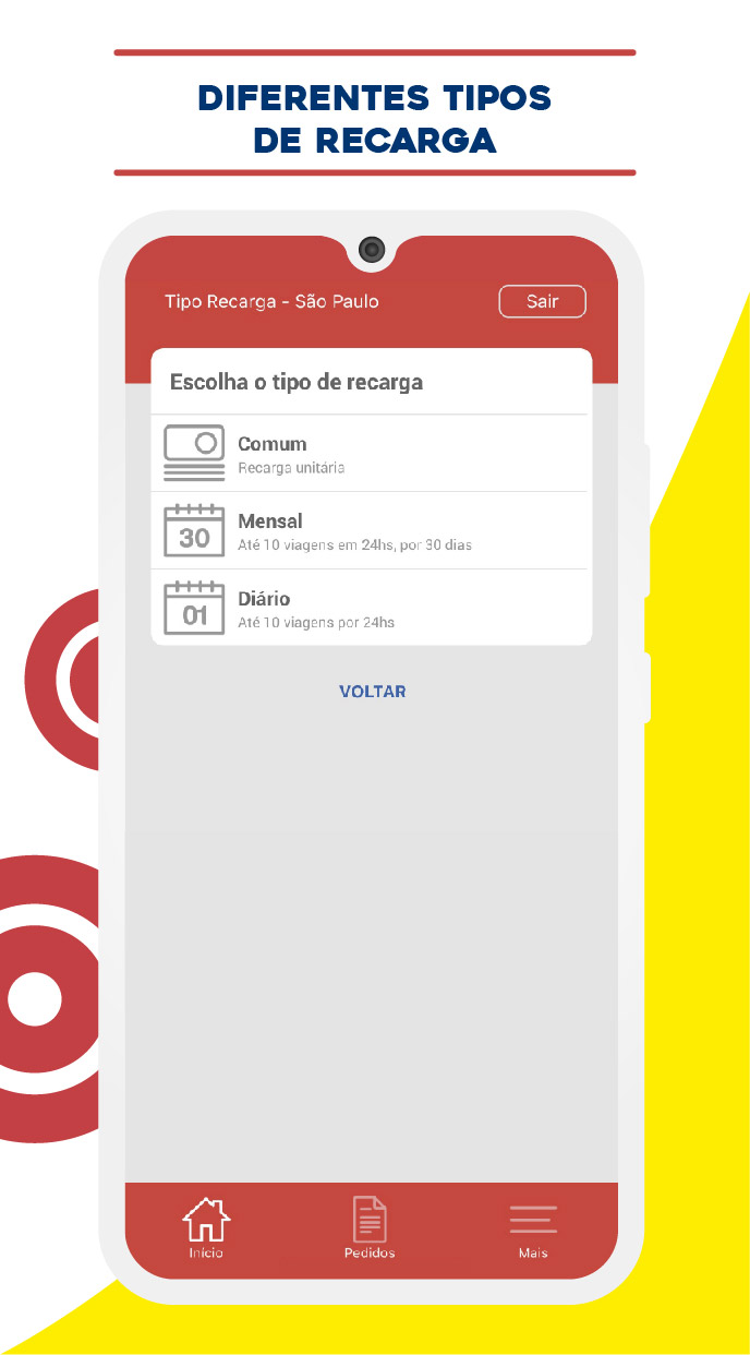 Android application Ponto Certo Bilhete Unico screenshort