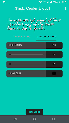 Simple Quote Widget screenshot 7