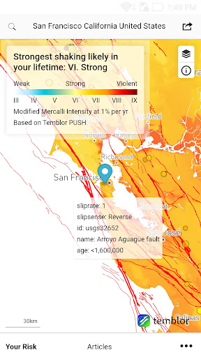 Temblor Screen 2