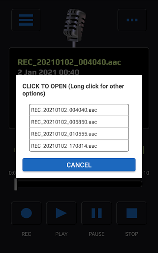 Hi-Fi Recorder Screen 3