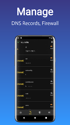 ColdCloud: Cloudflare Manager Screen 2