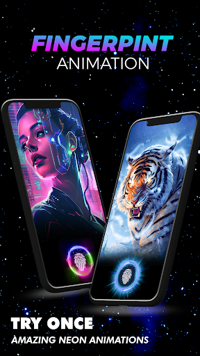 Android application Fingerprint Animation Live 4D screenshort