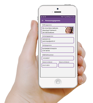 Android application perbit.nl app screenshort