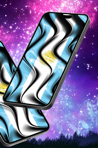 Argentina Flag Wallpaper Screen 2