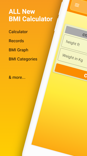 Android application BMICalculator बीएमआई कैलकुलेटर screenshort