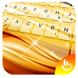 Bling Bling Golden Keyboard Theme icon