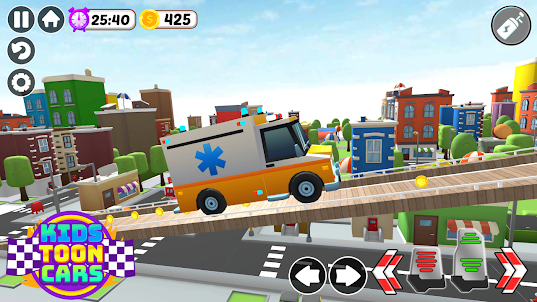 Toon Cars Stunt Driving Games