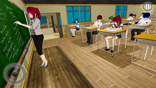 Anime Girl School Teacher 3D 12