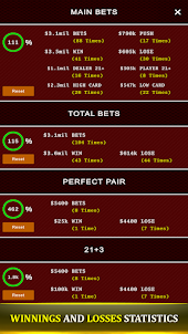 Blackjack 21 - Side Bets