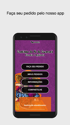 Android application Cantinho do Pó de Guaraná screenshort