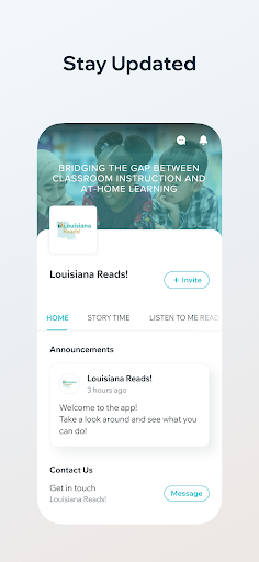 Louisiana Reads! Screen 3
