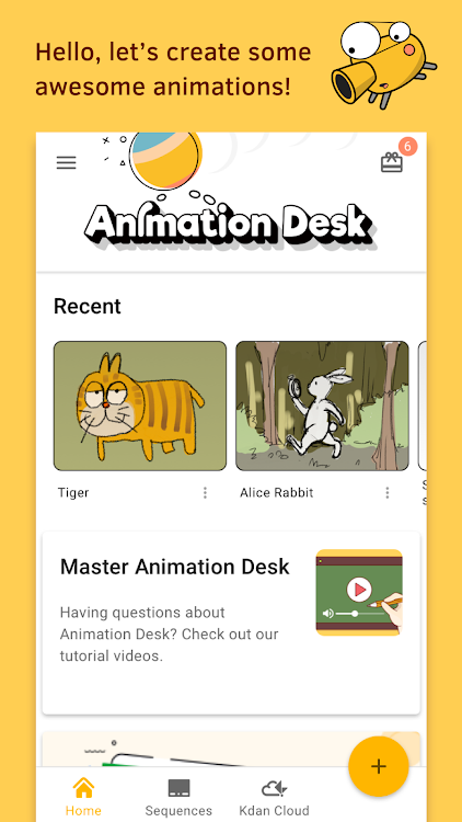Animation Desk–Cartoon & GIF - 3.20.5 - (Android)
