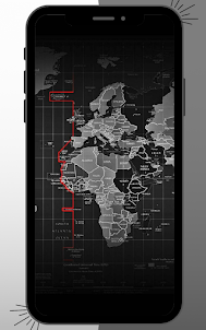 Fond d'écran de carte du monde