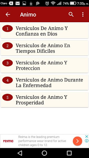 Mis Versiculos Biblicos Screen 2