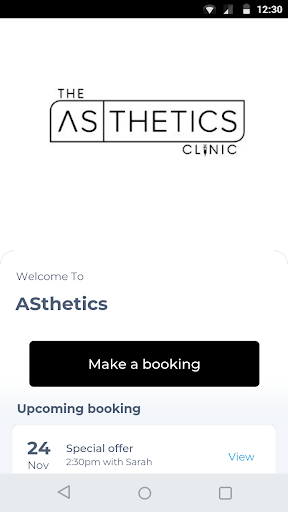 Android application ASthetics screenshort
