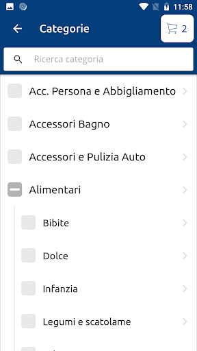 Ordini Web Punti Vendita Screen 3