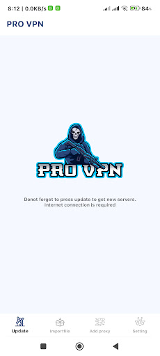 Android application PRO VPN screenshort