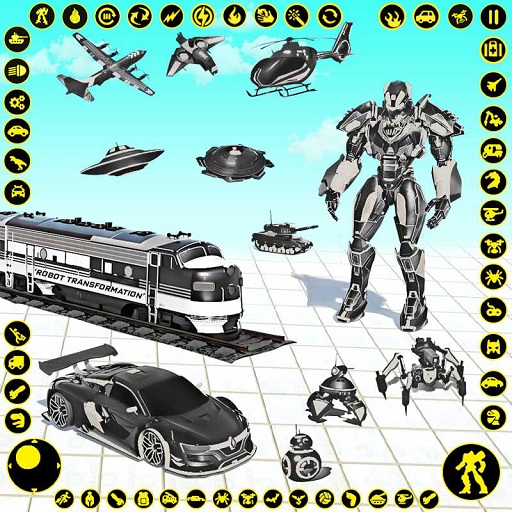 Train Robot Transform Car Game