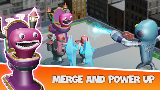 Imágen 4 Merge Toilet Bambam Battle android