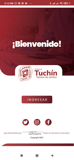 Android application Trami App Tuchin screenshort